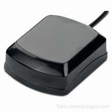 GPS Antenna with 3MHz Center Frequency, Measures 48 x 39 x 14mm
